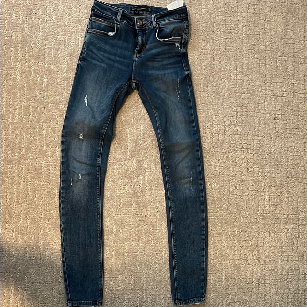 Zara Trafaluc Denimwear Blue Jeans